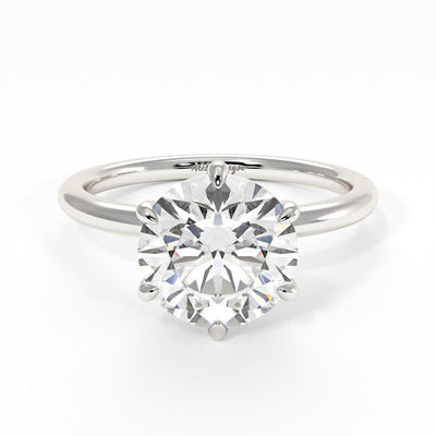 Round Moissanite Engagement Ring Buying Guide