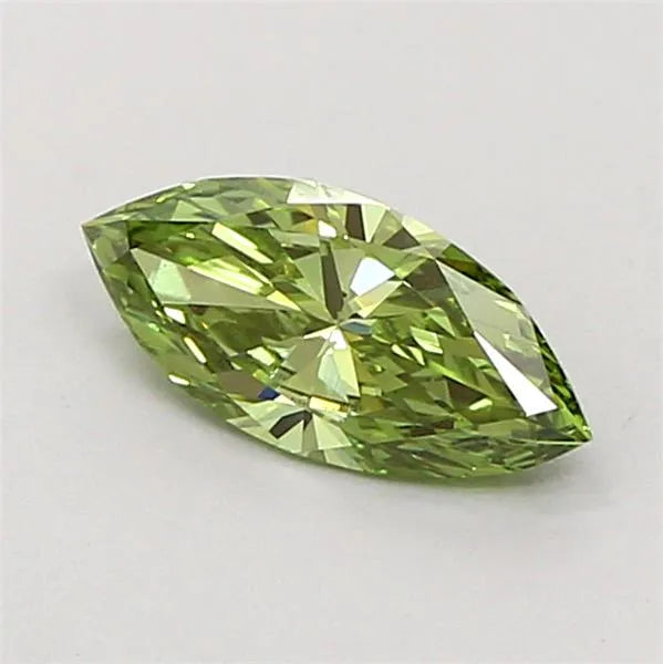0.50ct Marquise Lab Grown Diamond (Colour Fancy Vivid Green, Clarity VS1, IGI Certified)