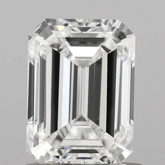 0.99ct Emerald Lab Grown Diamond (Colour D, Clarity VVS1, IGI Certified)