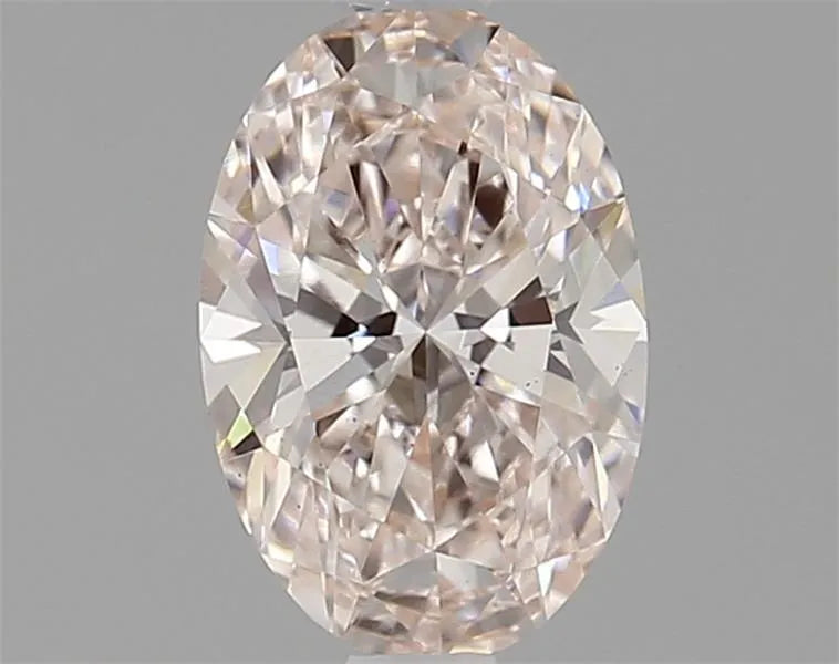 1.00ct Oval Lab Grown Diamond (Colour Fancy Brownish Pink, Clarity VS2, IGI Certified)