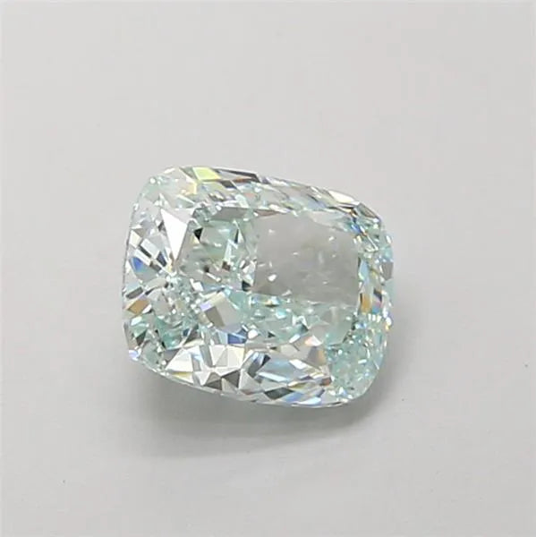1.10ct Cushion modified Lab Grown Diamond (Colour Fancy Green, Clarity VVS1, IGI Certified)
