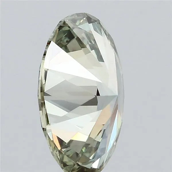 1.76ct Oval Lab Grown Diamond (Colour Fancy Vivid Green, Clarity VVS2, IGI Certified)