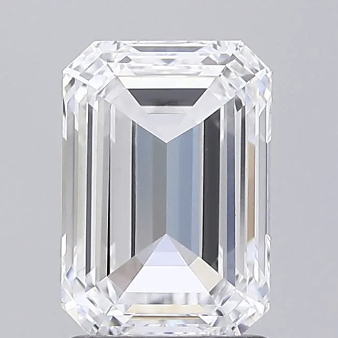1.84ct Emerald Lab Grown Diamond (Colour D, Clarity VVS2, IGI Certified)