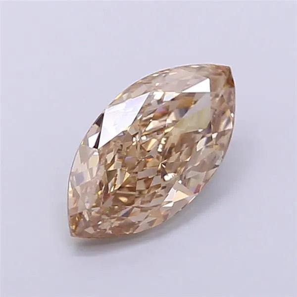 1.98ct Marquise Lab Grown Diamond (Colour Fancy Light Brown, Clarity VVS2, IGI Certified)