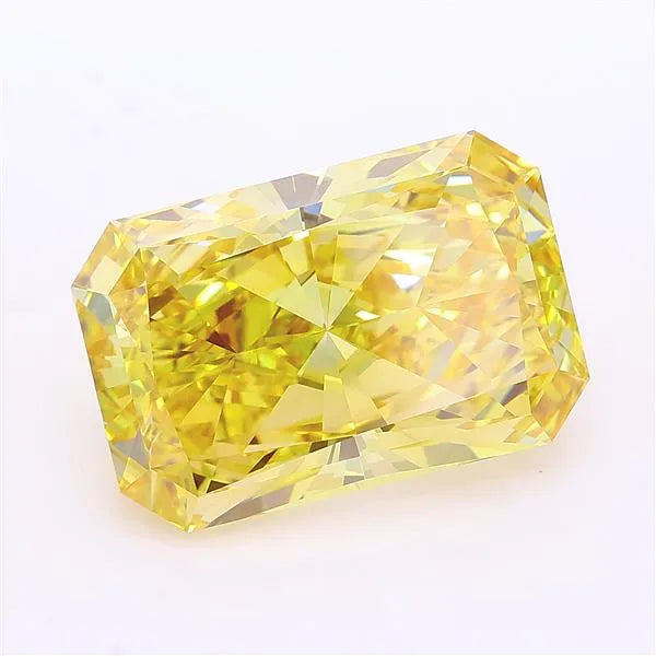 10.03ct Radiant Lab Grown Diamond (Colour Fancy Intense Yellow, Clarity VVS2, IGI Certified)