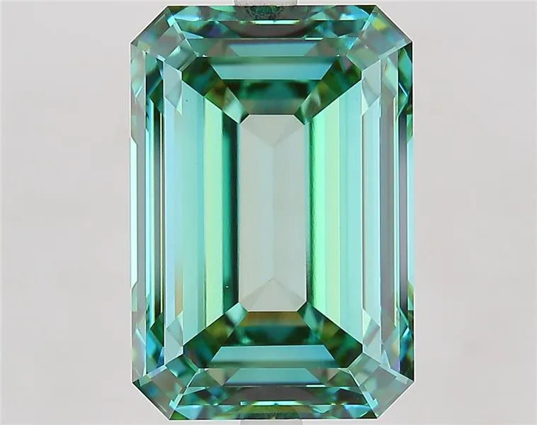 10.05ct Emerald Lab Grown Diamond (Colour Fancy Vivid Green, Clarity VVS2, IGI Certified)
