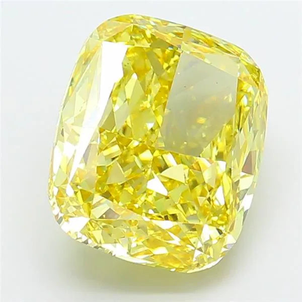 10.07ct Cushion modified Lab Grown Diamond (Colour Fancy Vivid Yellow, Clarity VS1, IGI Certified)
