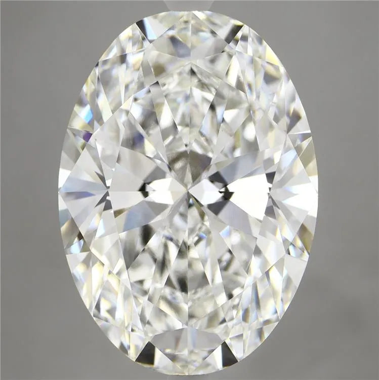 10.10ct Oval Lab Grown Diamond (Colour E, Clarity VVS2, IGI Certified)