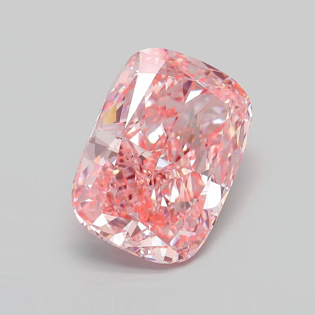 10.12ct Cushion modified Lab Grown Diamond (Colour Fancy Vivid Pink, Clarity VVS2, IGI Certified)