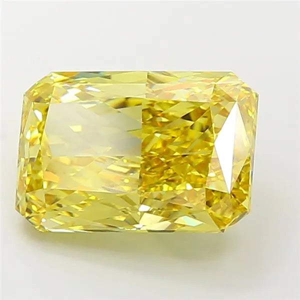 10.51ct Radiant Lab Grown Diamond (Colour Fancy Vivid Yellow, Clarity VS1, IGI Certified)