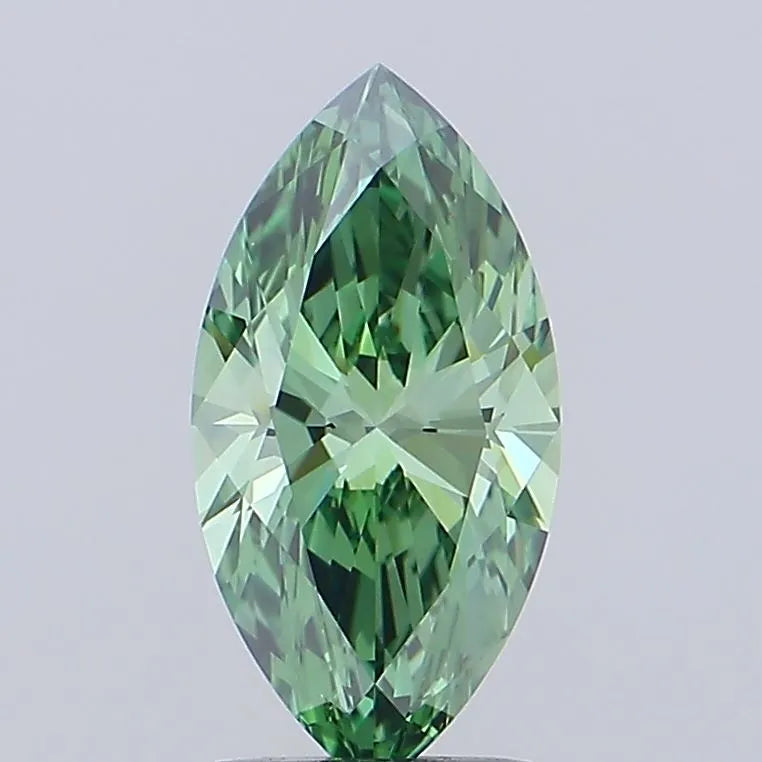 2.00ct Marquise Lab Grown Diamond (Colour Fancy Vivid Green, Clarity VVS1, IGI Certified)