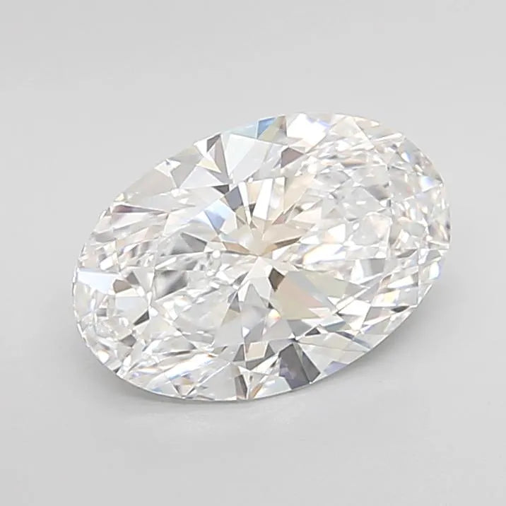 2.00ct Oval Lab Grown Diamond (Colour D, Clarity VVS2, IGI Certified)