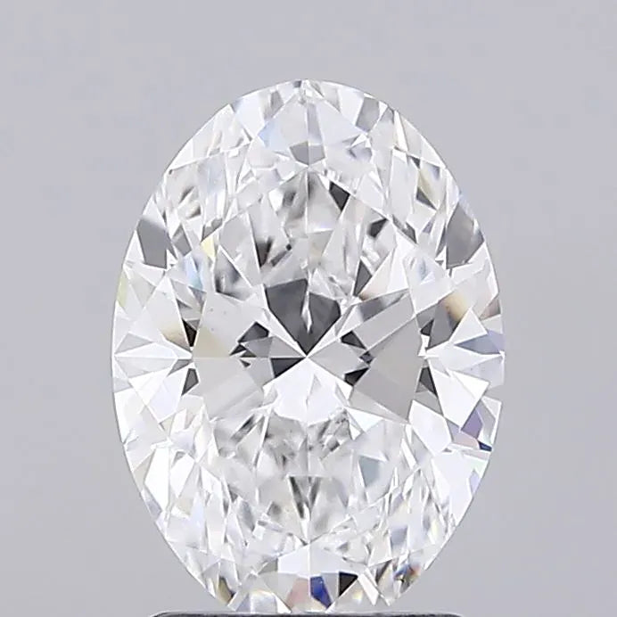 2.00ct Oval Lab Grown Diamond (Colour E, Clarity VS1, IGI Certified)