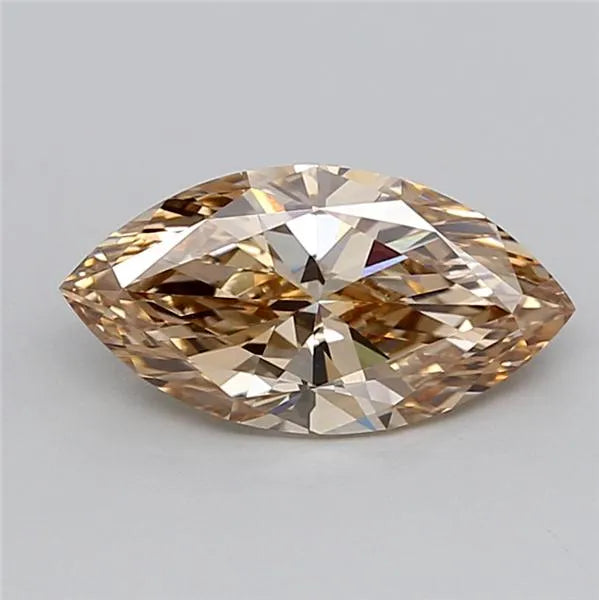 2.01ct Marquise Lab Grown Diamond (Colour Very Light Brown, Clarity VVS2, IGI Certified)