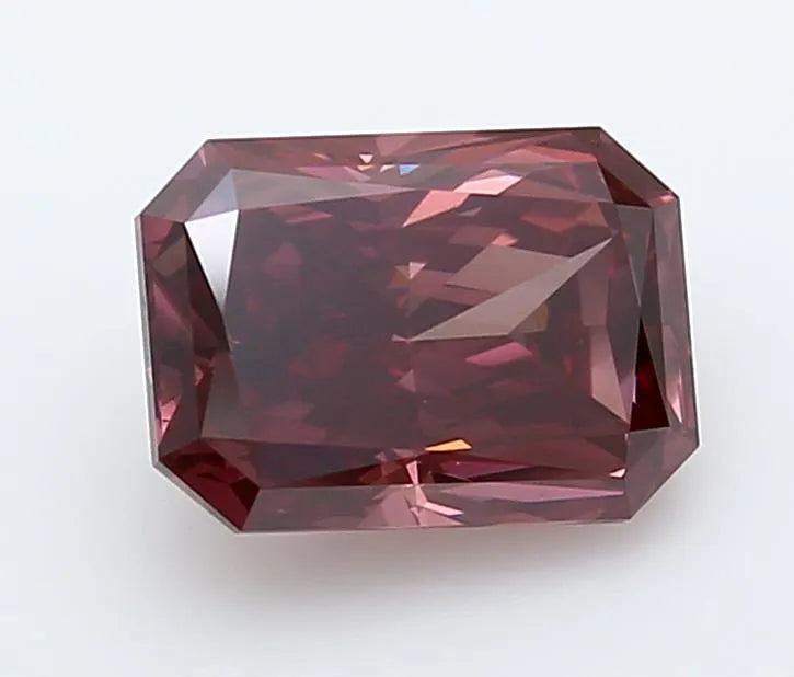 2.01ct Radiant Lab Grown Diamond (Colour Fancy Deep Brown Pink, Clarity VS1, IGI Certified)