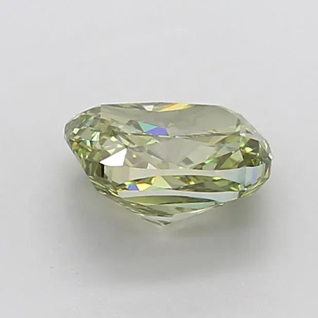 2.04ct Cushion modified Lab Grown Diamond (Colour Fancy Vivid Green, Clarity VVS2, IGI Certified)