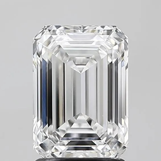 2.04ct Emerald Lab Grown Diamond (Colour E, Clarity IF, IGI Certified)