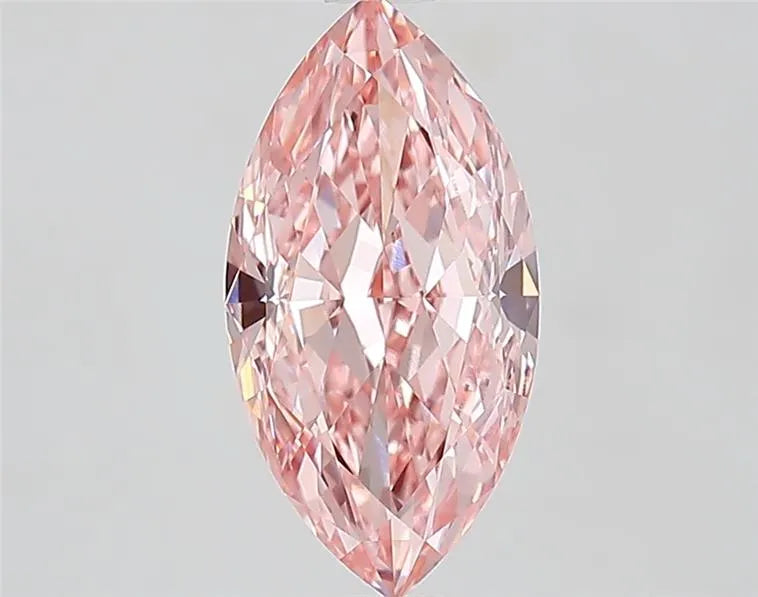 2.09ct Marquise Lab Grown Diamond (Colour Fancy Vivid Pink, Clarity VVS1, IGI Certified)