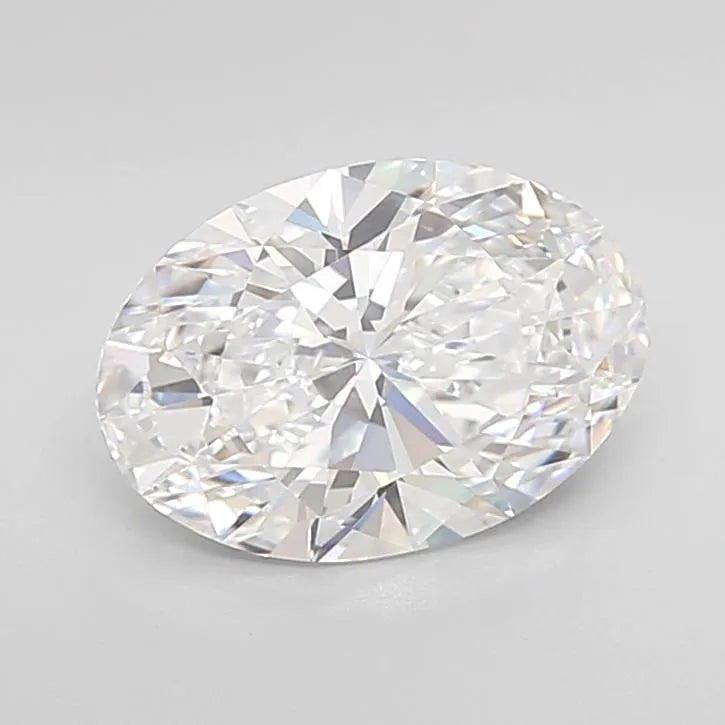 2.13ct Oval Lab Grown Diamond (Colour D, Clarity VVS1, Cut EX, IGI Certified)