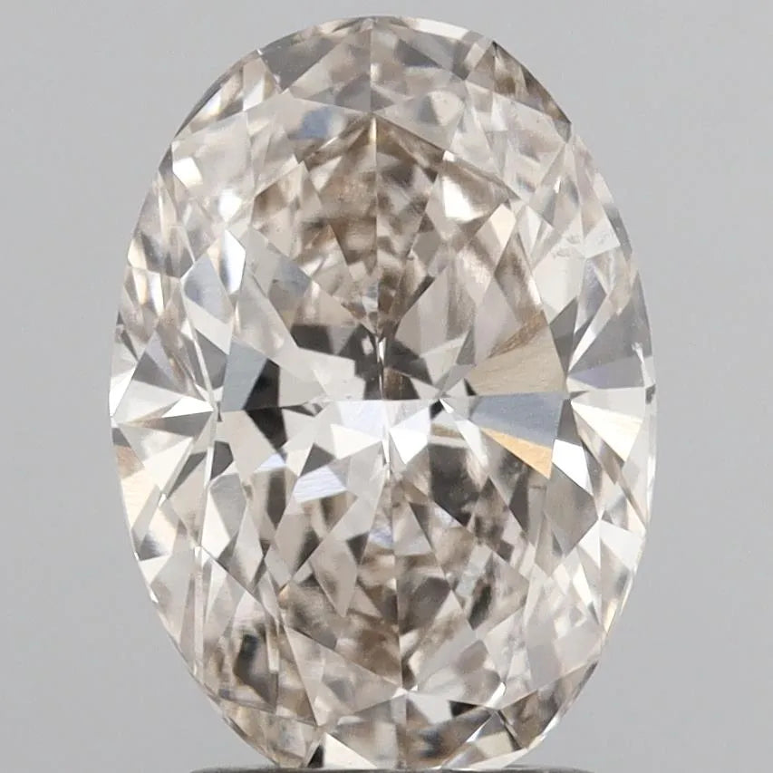 2.13ct Oval Lab Grown Diamond (Colour L, Clarity VS2, IGI Certified)