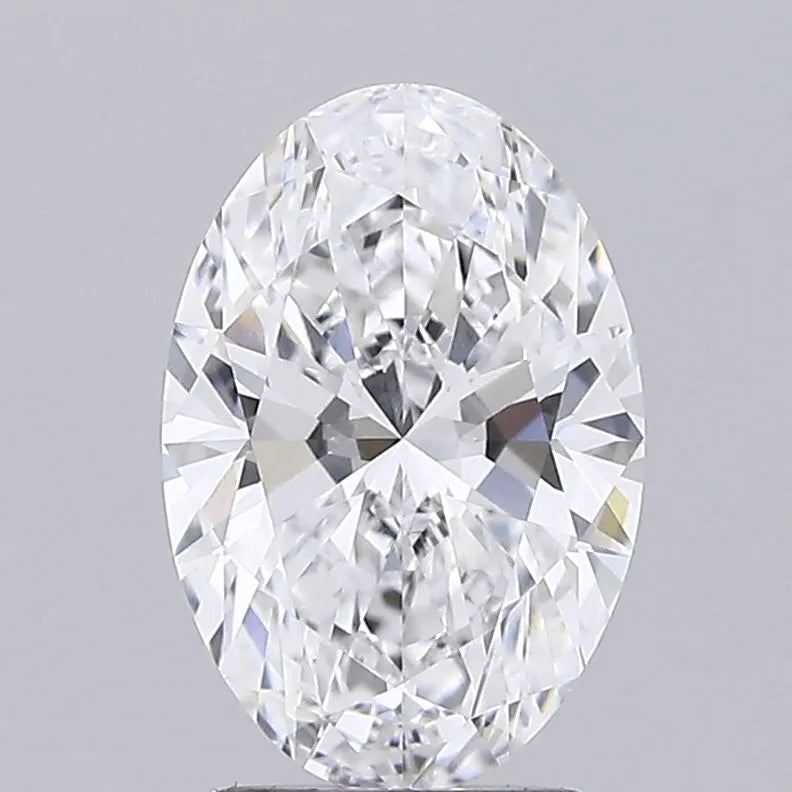 2.50ct Oval Lab Grown Diamond (Colour D, Clarity VVS1, IGI Certified)