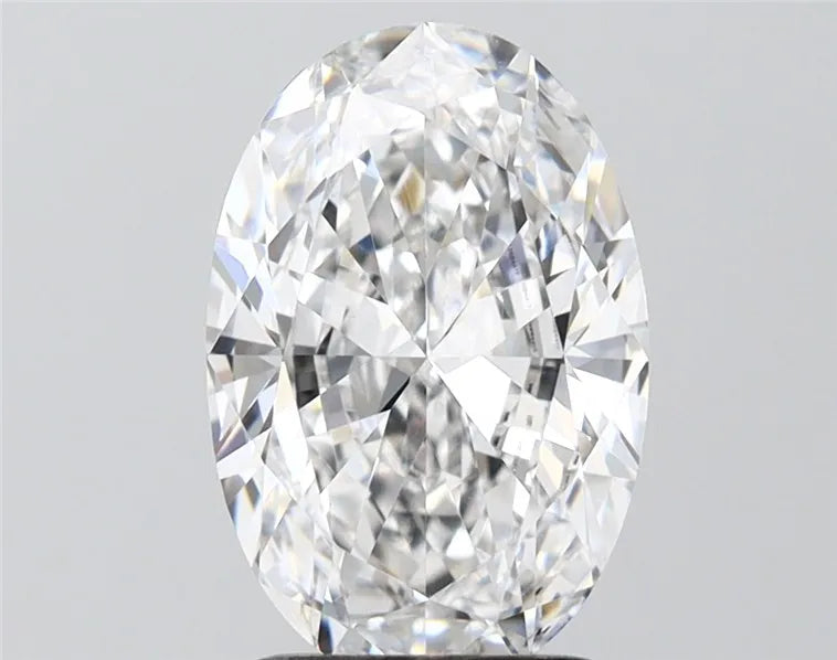 2.50ct Oval Lab Grown Diamond (Colour D, Clarity VVS2, IGI Certified)