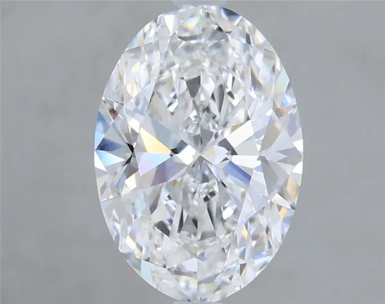 2.50ct Oval Lab Grown Diamond (Colour D, Clarity VVS2, IGI Certified)