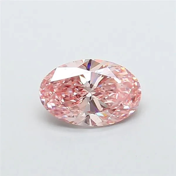 2.50ct Oval Lab Grown Diamond (Colour Fancy Vivid Pink, Clarity VS1, IGI Certified)
