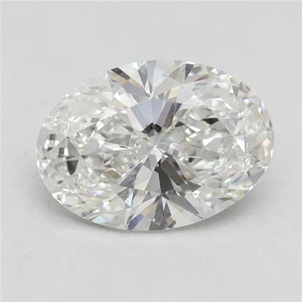 2.50ct Oval Lab Grown Diamond (Colour G, Clarity VS2, IGI Certified)