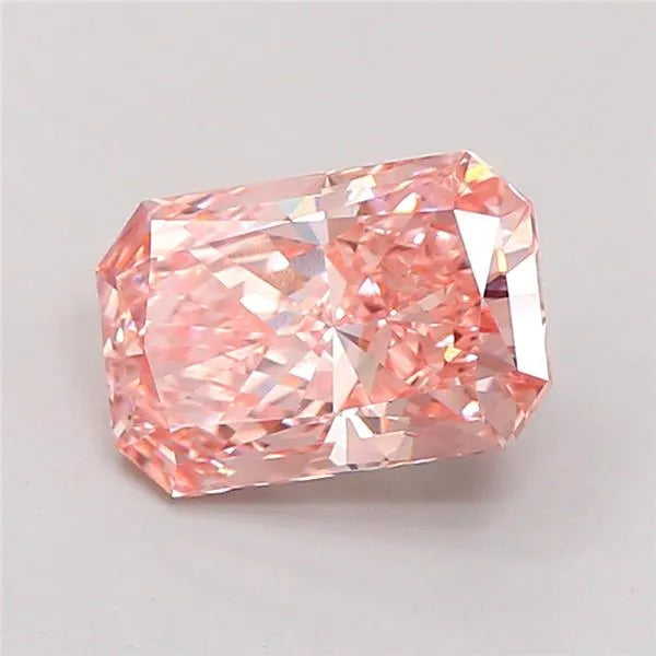 2.50ct Radiant Lab Grown Diamond (Colour Fancy Vivid Pink, Clarity VVS2, IGI Certified)