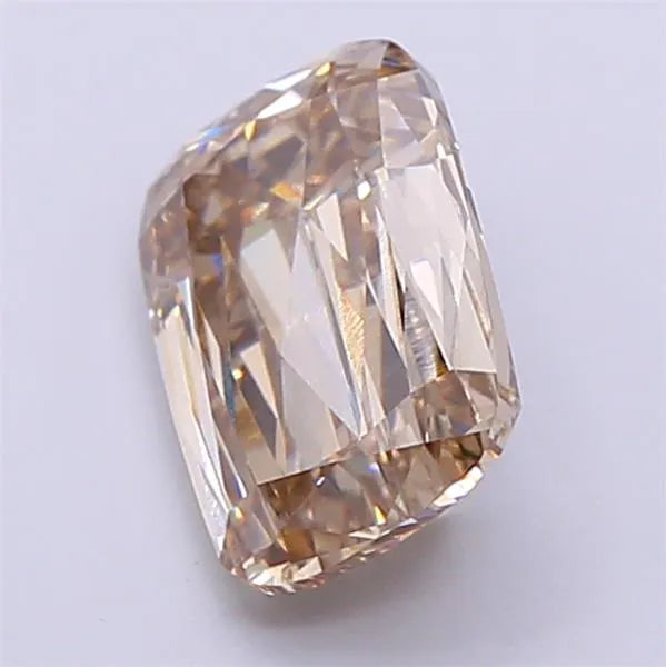 2.51ct Cushion modified Lab Grown Diamond (Colour Very Light Brown, Clarity VS2, IGI Certified)