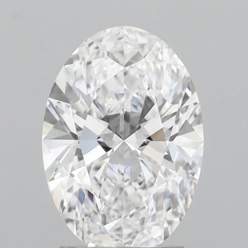 2.51ct Oval Lab Grown Diamond (Colour D, Clarity FL, IGI Certified)