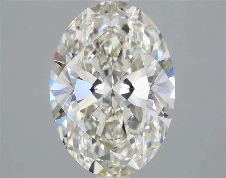 2.52ct Oval Lab Grown Diamond (Colour H, Clarity VVS2, IGI Certified)