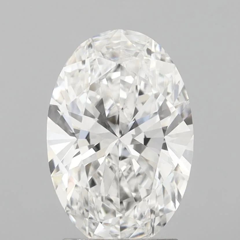 2.53ct Oval Lab Grown Diamond (Colour E, Clarity VVS2, IGI Certified)