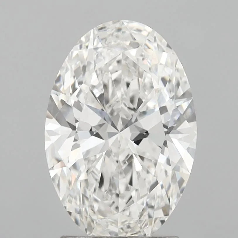 2.54ct Oval Lab Grown Diamond (Colour F, Clarity VVS2, IGI Certified)