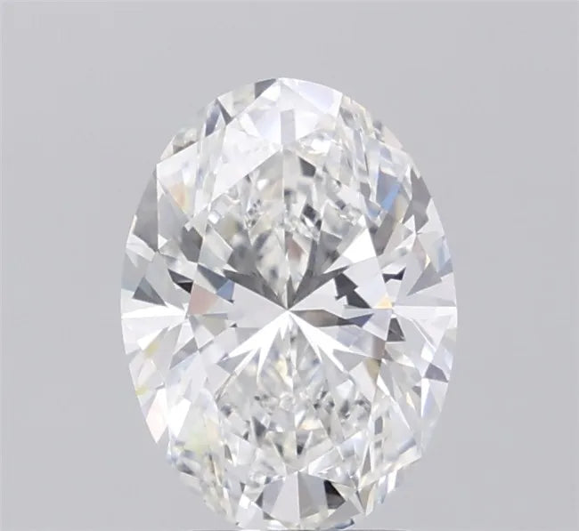 2.56ct Oval Lab Grown Diamond (Colour G, Clarity VVS2, IGI Certified)