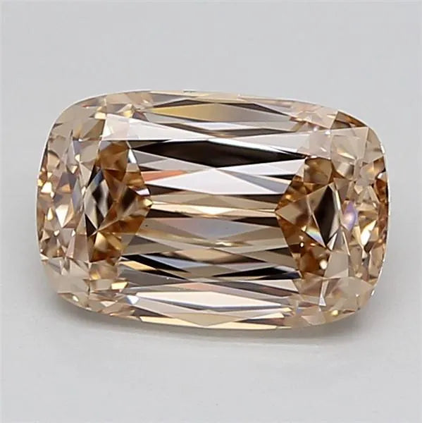 2.57ct Cushion modified Lab Grown Diamond (Colour Very Light Brown, Clarity VVS2, IGI Certified)