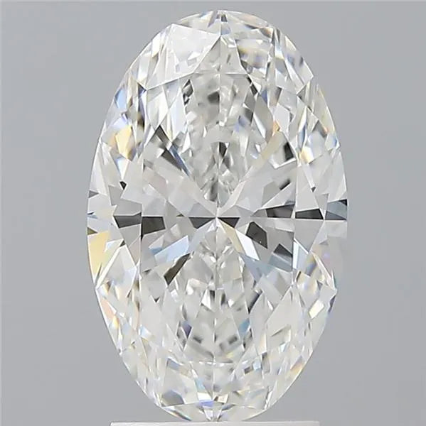 2.57ct Oval Lab Grown Diamond (Colour E, Clarity VVS2, IGI Certified)