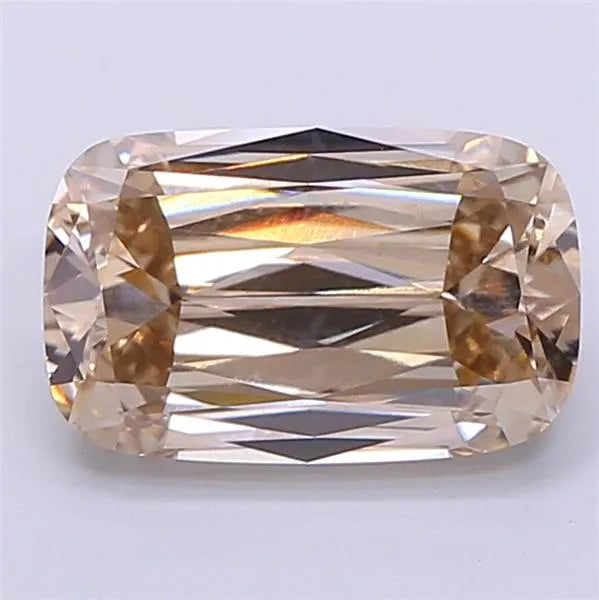 2.78ct Cushion modified Lab Grown Diamond (Colour Very Light Brown, Clarity VS2, IGI Certified)