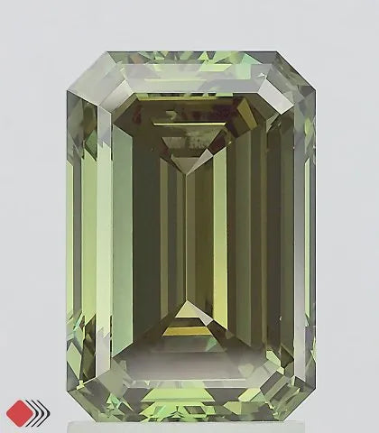 2.91ct Emerald Lab Grown Diamond (Colour Fancy Vivid Green, Clarity VVS2, IGI Certified)