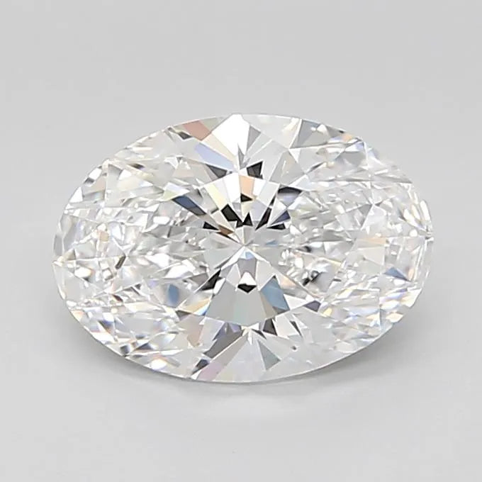 2.91ct Oval Lab Grown Diamond (Colour D, Clarity IF, Cut EX, IGI Certified)
