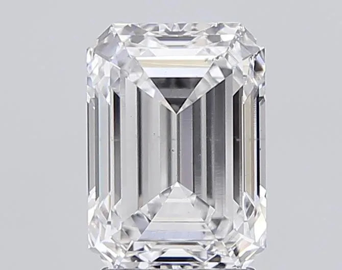 3.01ct Emerald Lab Grown Diamond (Colour E, Clarity SI1, IGI Certified)