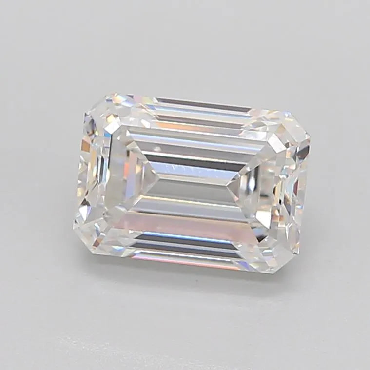 3.02ct Emerald Lab Grown Diamond (Colour D, Clarity IF, IGI Certified)