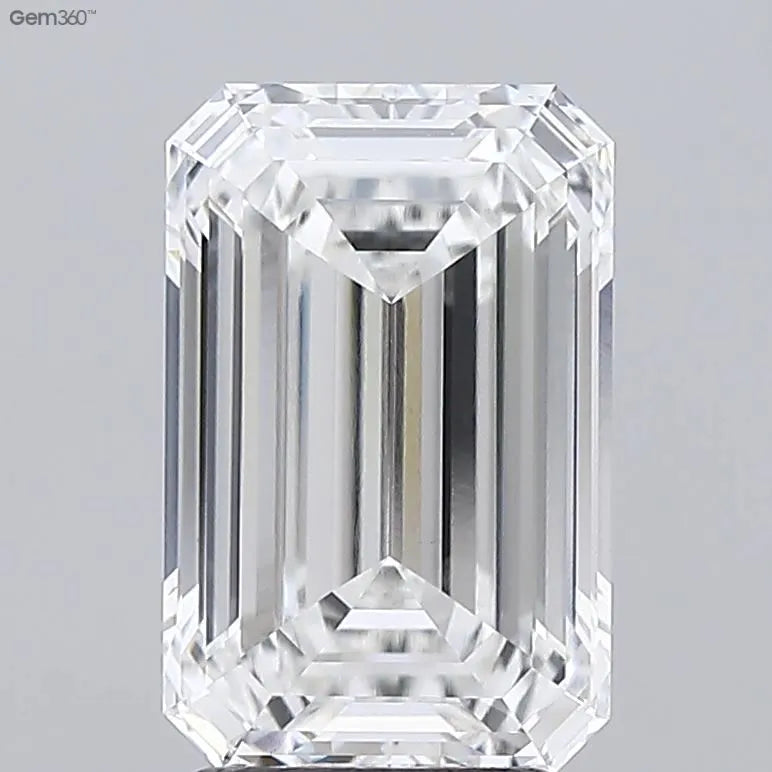 3.02ct Emerald Lab Grown Diamond (Colour F, Clarity VVS2, IGI Certified)