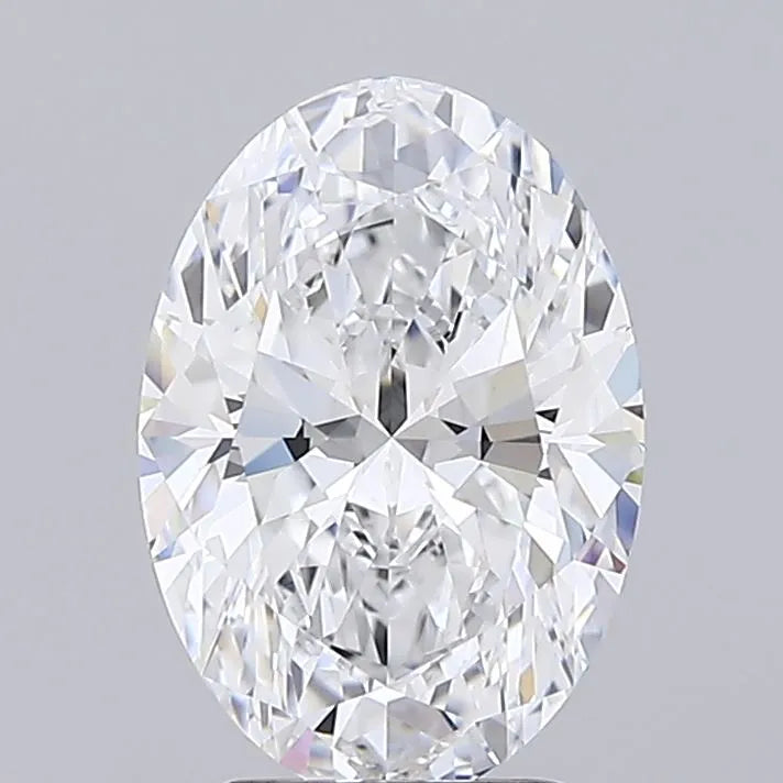 3.02ct Oval Lab Grown Diamond (Colour D, Clarity IF, IGI Certified)