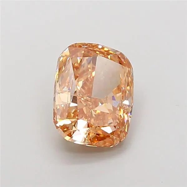 3.04ct Cushion modified Lab Grown Diamond (Colour Fancy Pinkish Brown, Clarity VS1, IGI Certified)