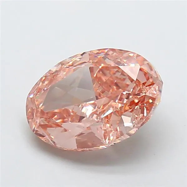 3.04ct Oval Lab Grown Diamond (Colour Fancy Orangey Brown, Clarity VVS2, IGI Certified)