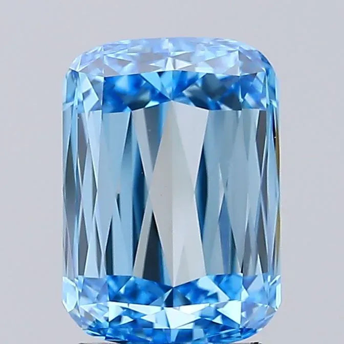 3.05ct Cushion modified Lab Grown Diamond (Colour Fancy Vivid Blue, Clarity VVS2, IGI Certified)