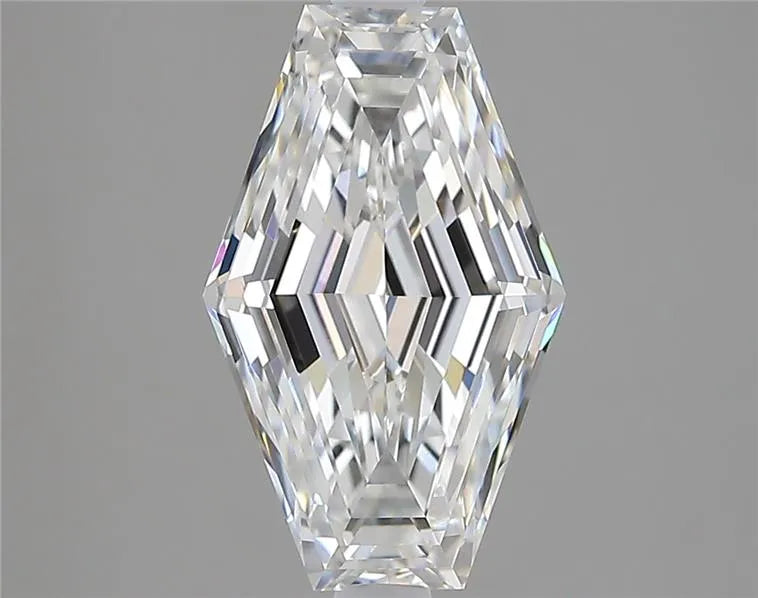 3.06ct Hexagonal Lab Grown Diamond (Colour F, Clarity VVS2, IGI Certified)