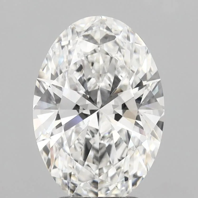 3.06ct Oval Lab Grown Diamond (Colour E, Clarity VVS2, IGI Certified)